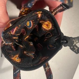 Vera Bradley mini purse keychain w/cute fall colors! great little coin purse!